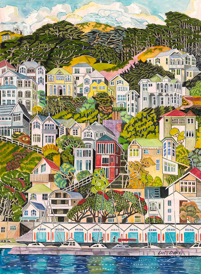 Houses of the Rising Sun (original painting – one off sale)
