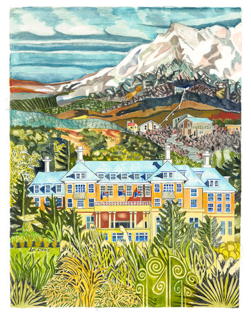 Glam up at the Chateau Tongariro.